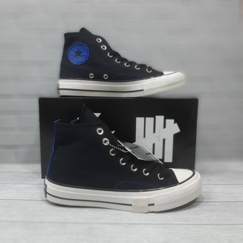 NEW ARRIVALUndefeated Fundamental x Converse Chuck 70s HI BLACK BLUES