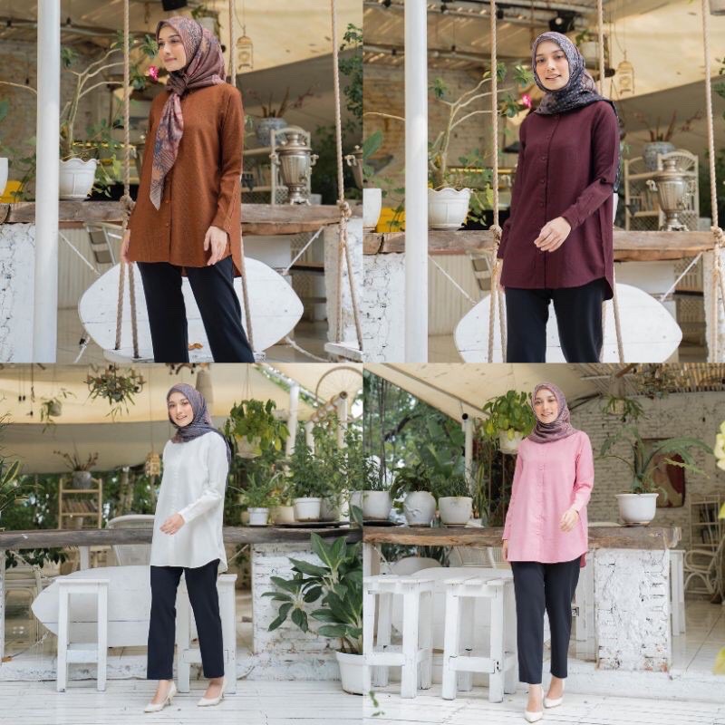 Scarlet Daily Shirt HL Heaven Lights / Kemeja Katun