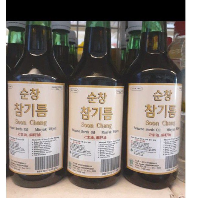 

Soon Chang Sesame Seeds Oil/Minyak Wijen 360ml*