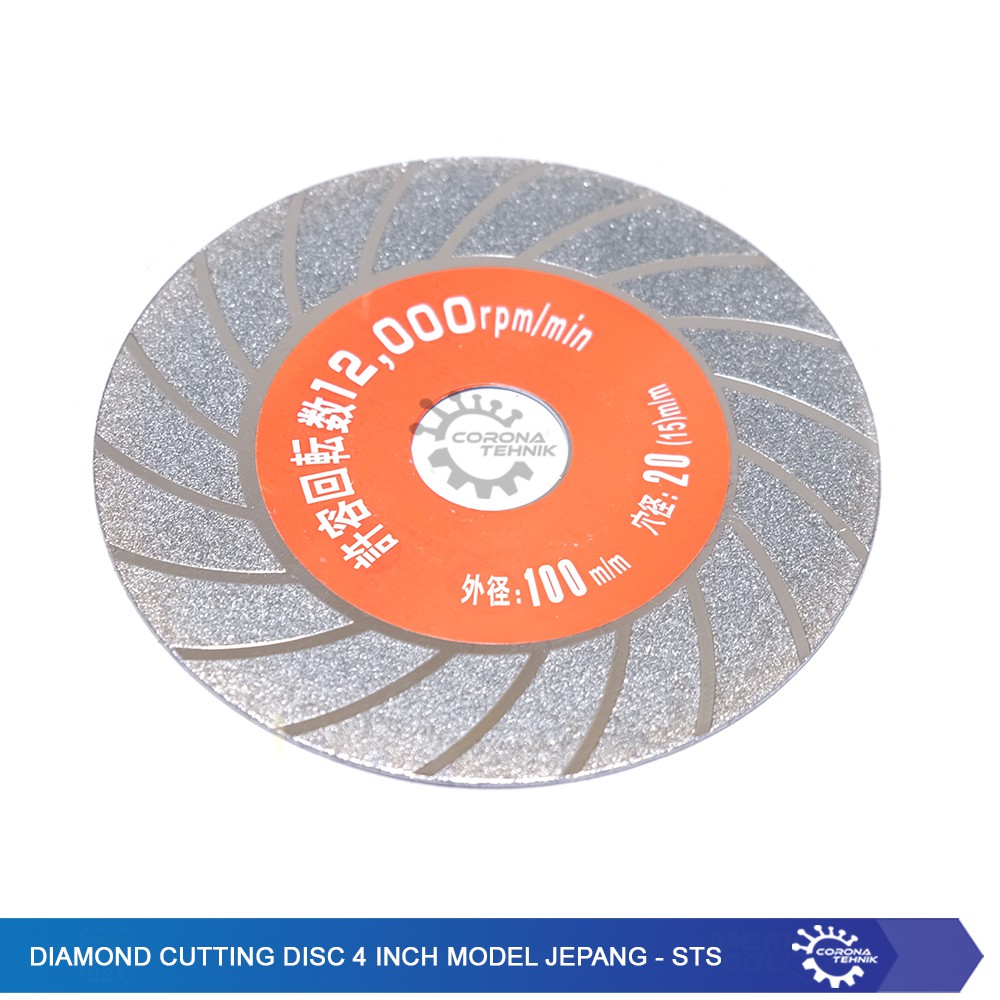 Diamond Cutting Disc 4 Inch Model Jepang DS-100R - STS