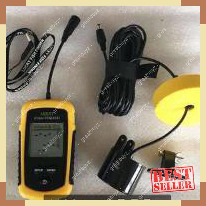 Portable Fish Finder - 2.0 Inch Deteksi Sonar Ikan Fishfinder Pelacak