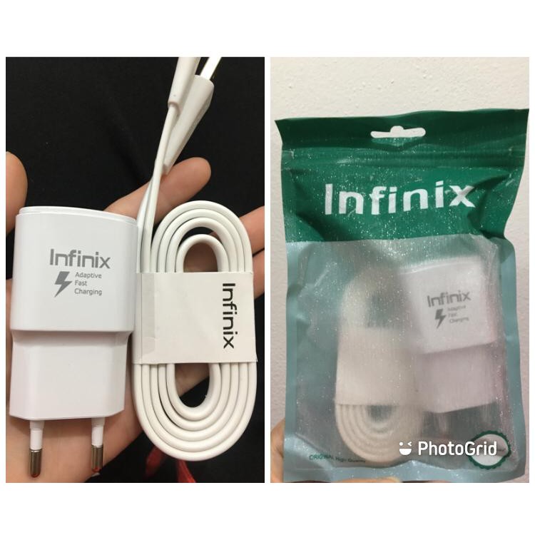 CHARGER INFINIX CQ-15QX  MICRO USB PAKING PLASTIK