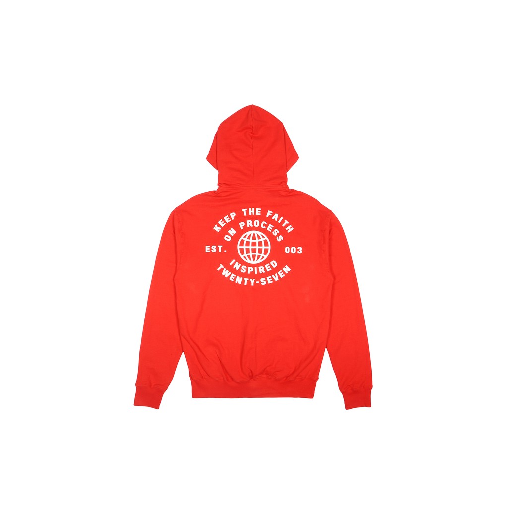 

Inspired27 Jacket Ziphoodie - Moleskin Red