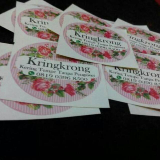 Jual Stiker/label box/botol/kardus | Shopee Indonesia
