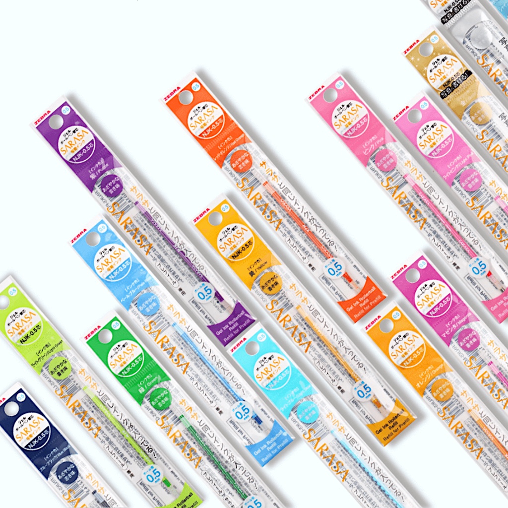 

Zebra Sarasa Select Sarasa Multi Refill 0.3mm 0.4mm 0.5mm Tinta Gel Isi Ulang NJK