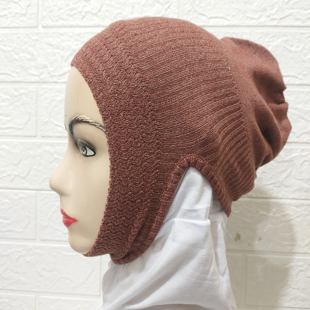 Ciput Dagu Hana Rajut Premium Anti Budeg Ciput Dagu Rajut Premium Inner Hijab Anti Pusing Nayla Hija'b