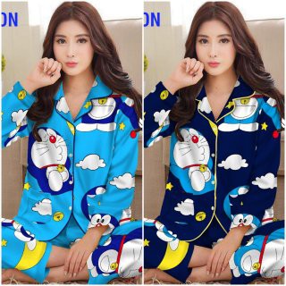 ISANNY PIYAMA SET PP SIZE L/EMON BIG/PIYAMA MURAH/READY STOK