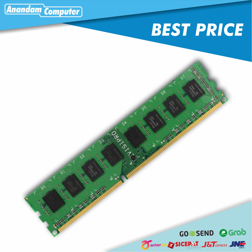 Visipro 8GB DDR3 (8GB x 1) 1600MHz