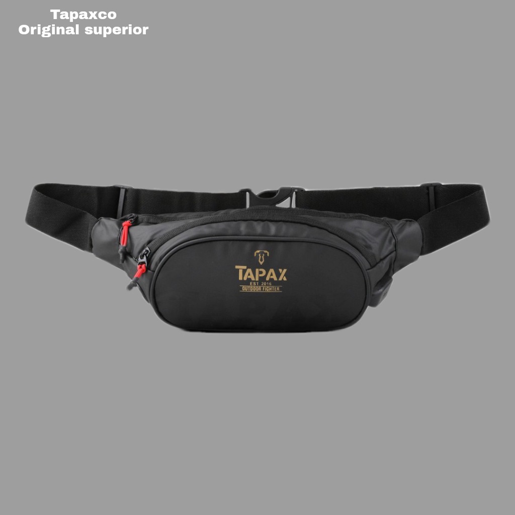 Waistbag Premium USB  Waterproof Tapax Prema Black