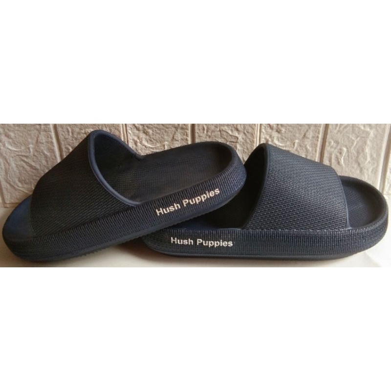 Sandal Hush Puppies Pria/Wanita Slip On Sendal Rumah Hotel Sendal Kamar Mandi Empuk Anti Slip Korea Style