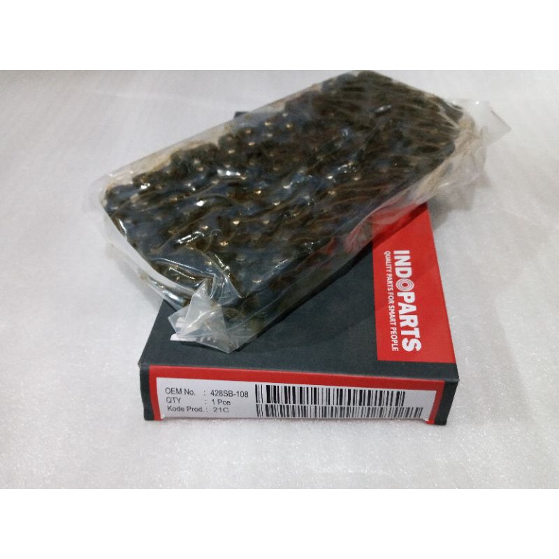 rantai chain panjang 108 ukuran 428sb indoparts