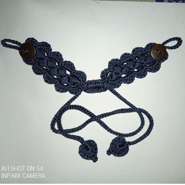 Kalung Konektor Masker Rajut " Puff "