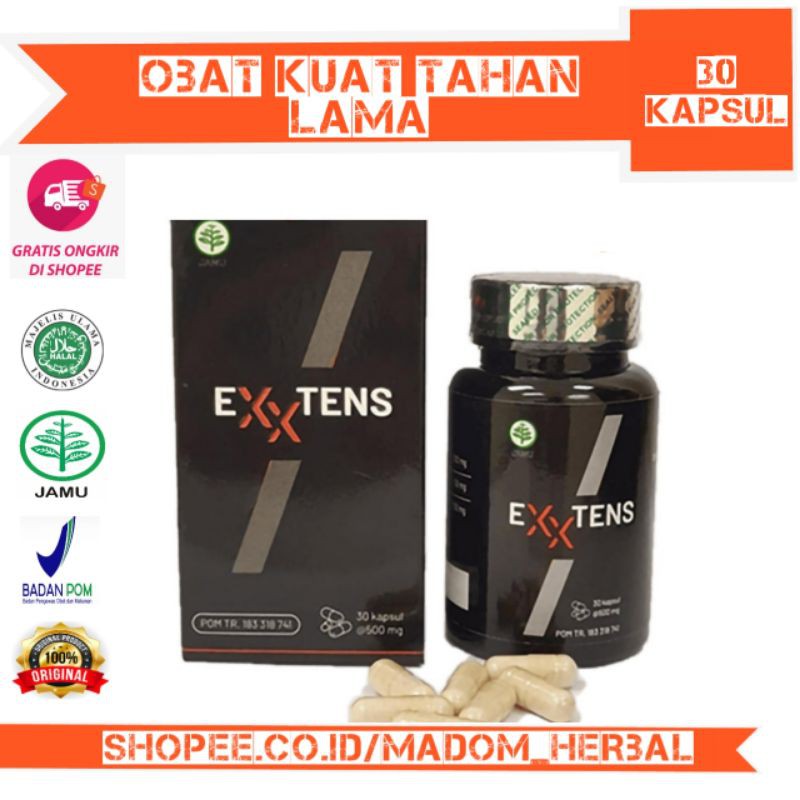 EXXTENS Obat Herbal Kuat Tahan Lama BPOM Asli 100% Original