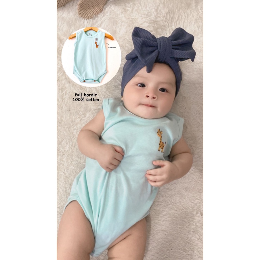 BERSERTIFIKASI SNI jumper singlet bordir anak bayi murah terlaris lembut babeebabyshop