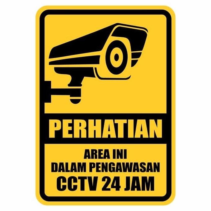 

Sign Rambu Plat Perhatian Area Dalam Pengawasan Cctv 60X40Cm