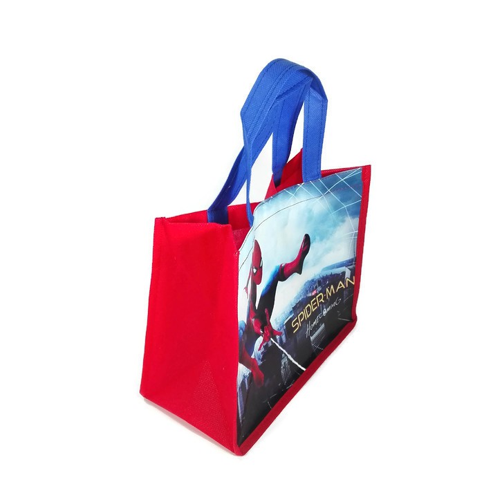 Tas Ulang Tahun Anak Spiderman Homecoming / Tas Souvenir Ultah Spider Man / Goodie Bag Spider Man