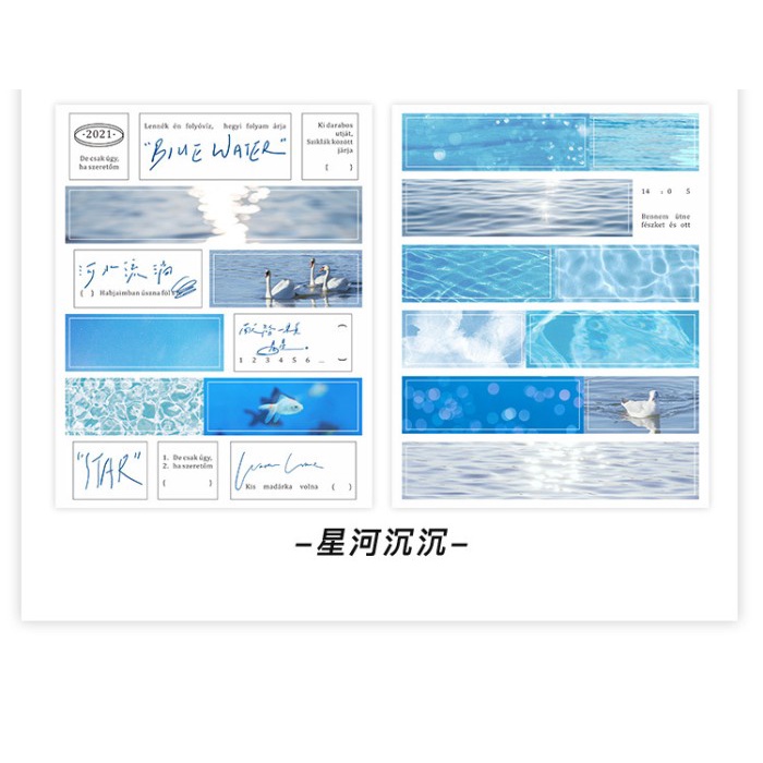 

Sticker Aesthetic - 93 Dekorasi Planner Scrapbook SLEEP DIARY Planner - Biru