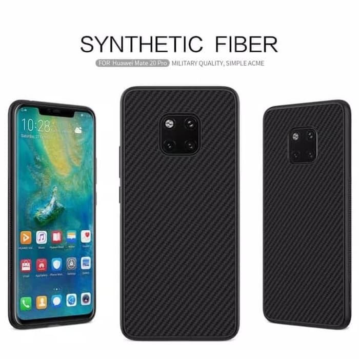 nillkin synthetic fiber carbon Huawei mate 20 pro soft case cover