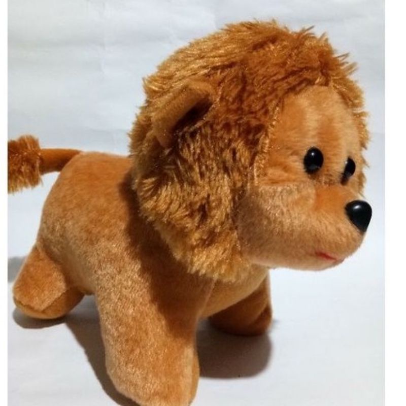 BONEKA SINGA SIZE S ( TINGGI 20 CM )