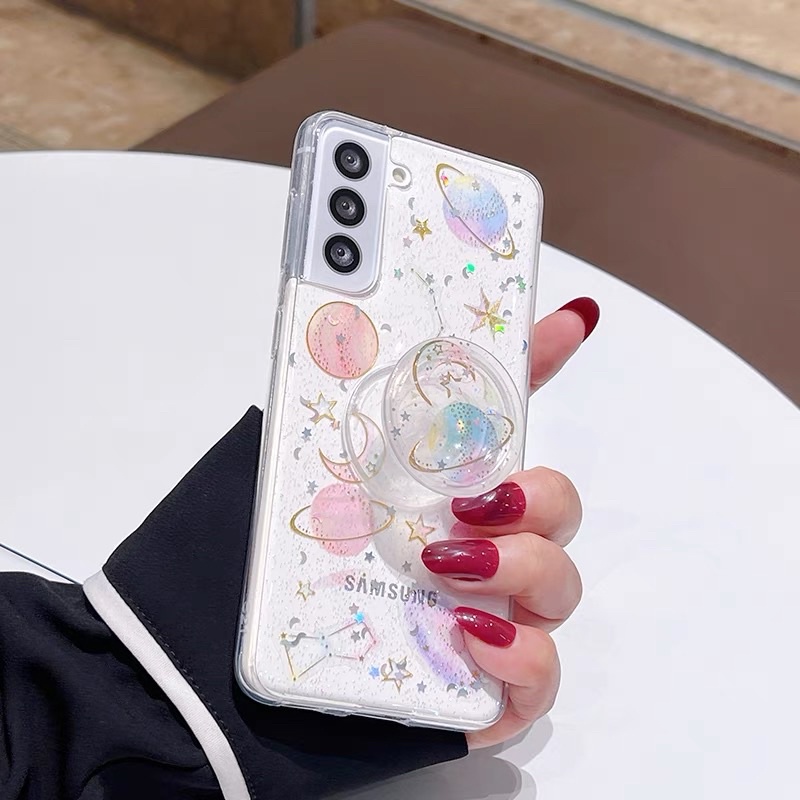 Galaxy Vol 2 Case + Transparan Popsocket Matching ALL PHONE TYPES iPhone Oppo Vivo Xiaomi Samsung Huawei Realme M32 M62 Y1s Y20 Y21 Y53 Y33s A52 A32 A72 A95 Y11 Y30 Y50 V17 V21 Reno 6 Flip 2 3 Fold P40 X60 X50 V11 V15 pro A22 M22 A11 A10 A30s A50 A80