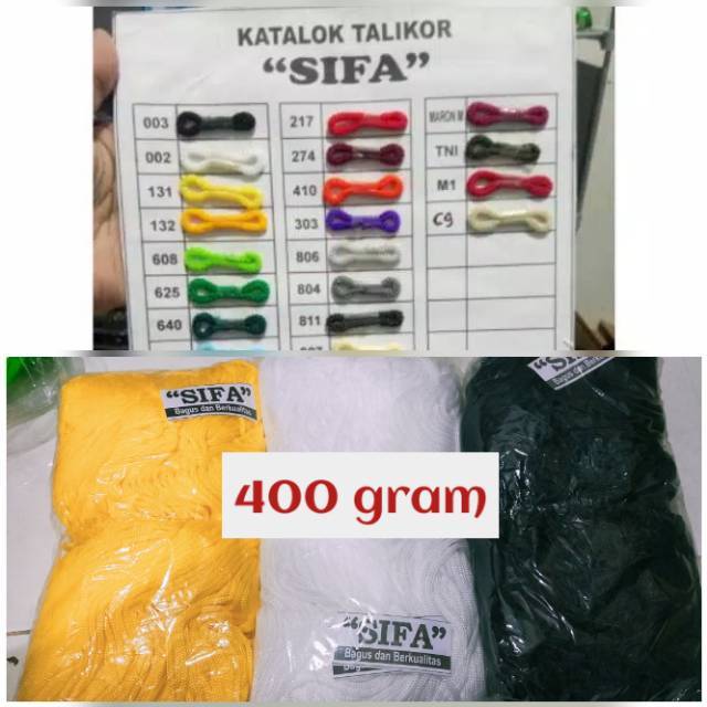 Tali Kur SIFA 400gram (Part 1) Bungkus Besar ukuran 3mm