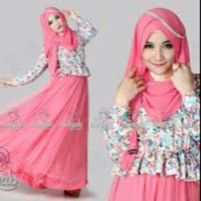 Floria tutu dress by nu hijab gamis preloved