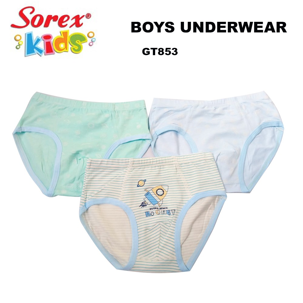 Celana Dalam Anak Laki laki ECER Cowok CD SOREX GT853  Kids Boys Underwear Usia 1 - 6 Tahun sz S M L