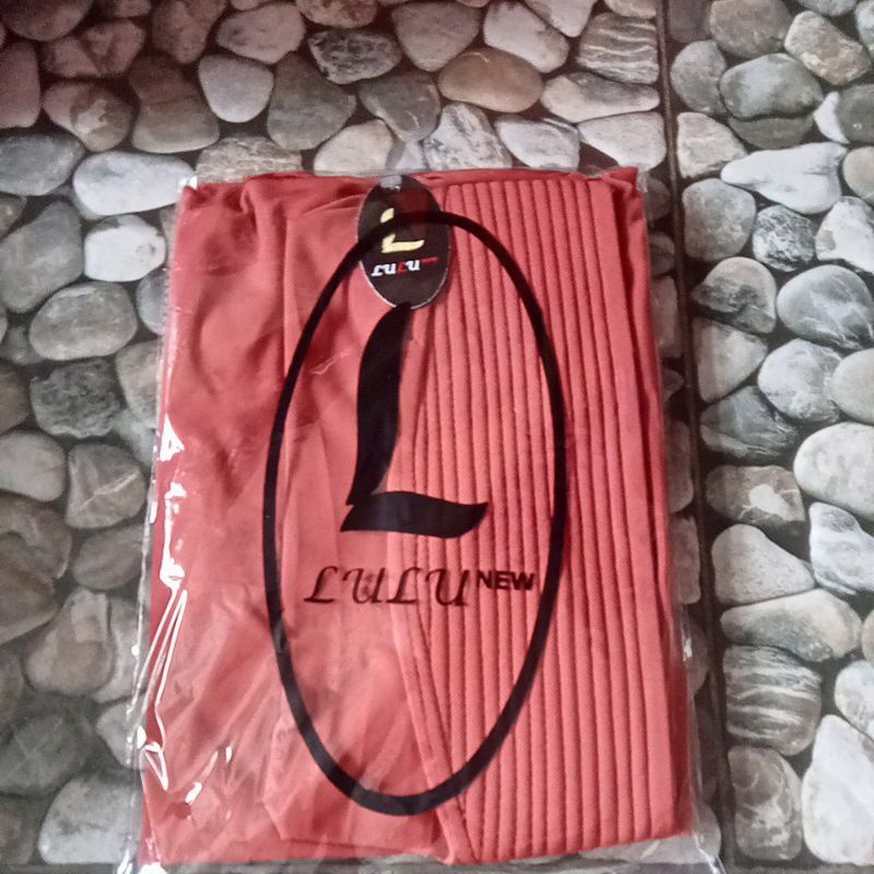 Jilbab Hijab kerudung Instan Lulu Kanaya Original-Merah bata