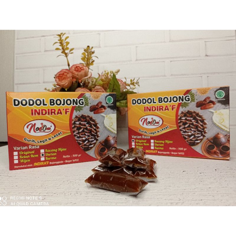 

dodol indira'f makanan khas bojonggede