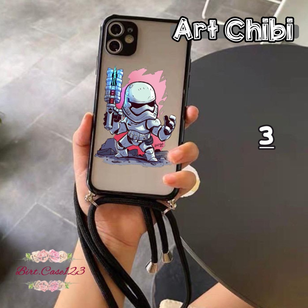 SOFTCASE SLINGCASE DOVE ART CHIBI OPPO SAMSUNG VIVO XIAOMI REALME IPHONE ALL TYPE BC5746