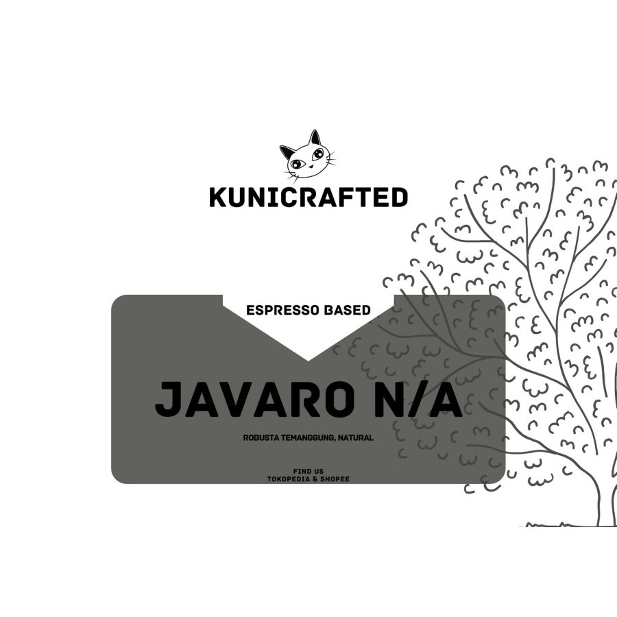

Javaro N/A - Roasted Beans Coffee - Kopi Robusta Temanggung Natural - 1kg
