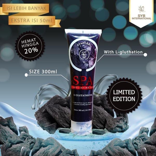 SYB Spa Exfoliating Gel Aloevera Blueberry Fruitamin_Cerianti