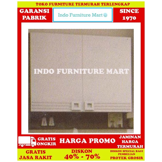 Kitchen Set Lemari Dapur Atas  Big Panel Kca 9112 Pintu 2 Atas