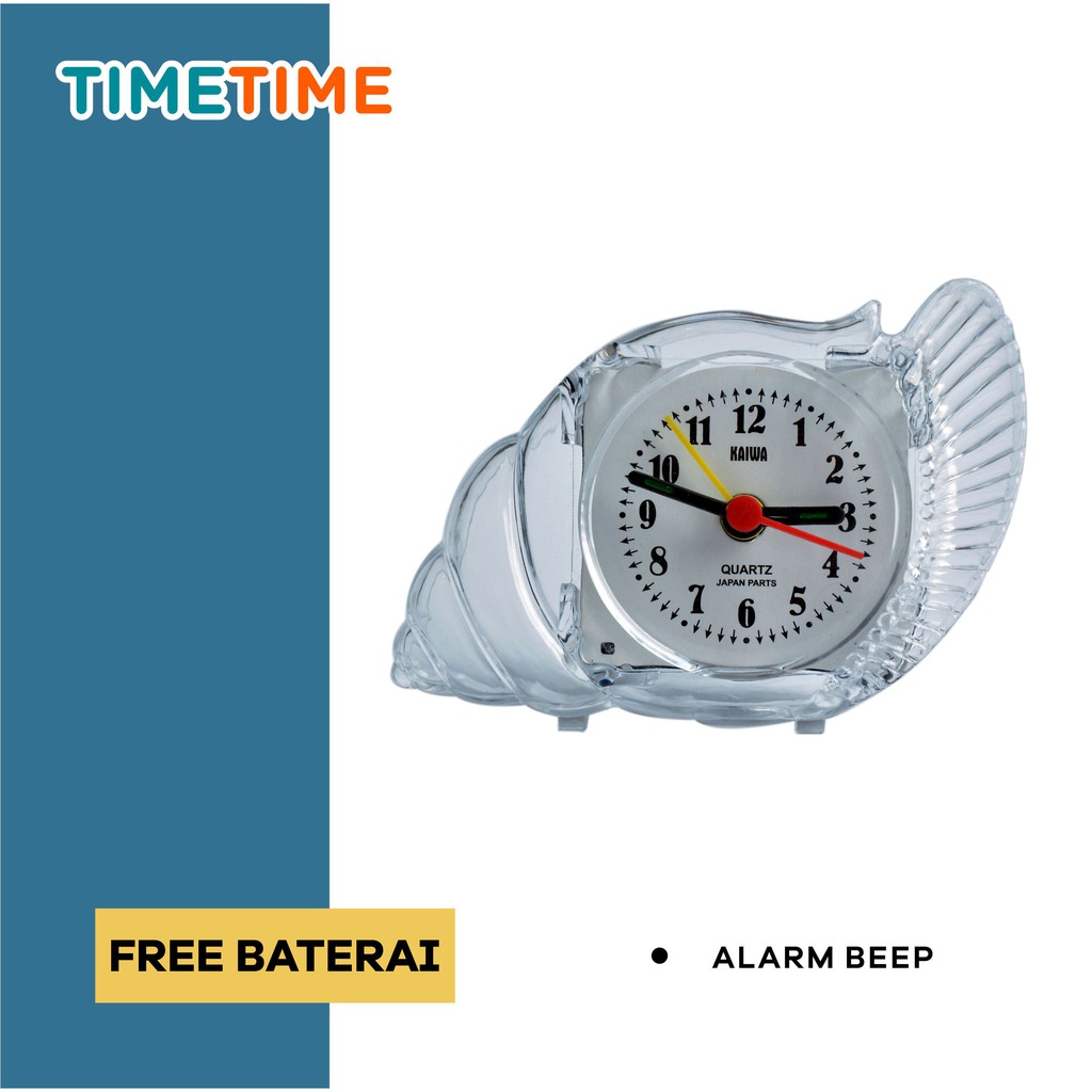 Jam Meja Weker Alarm Bentuk Unik Lucu Alarm Clock Murah FREE BATERAI