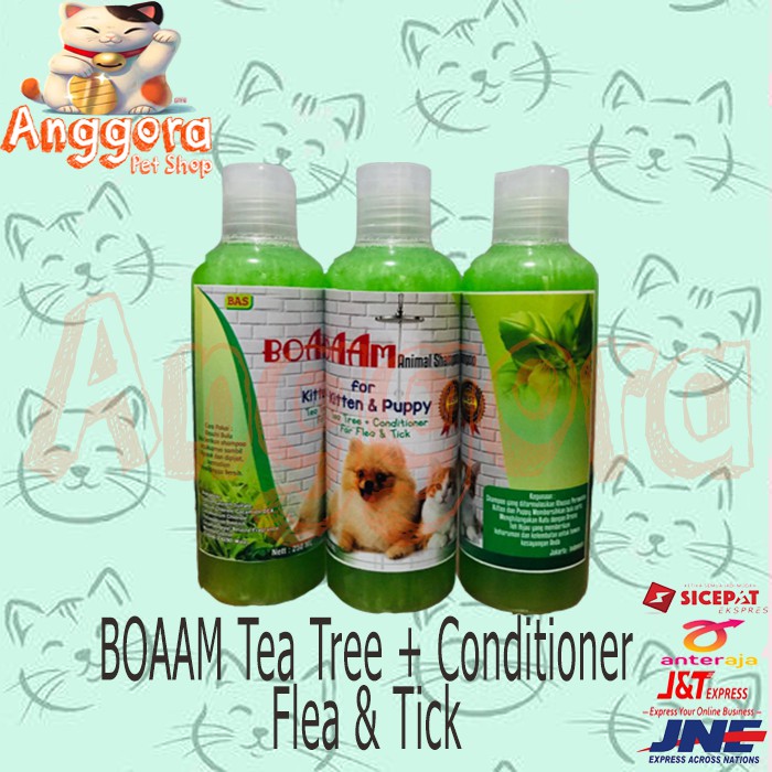 Shampoo wangi anti kutu untuk Anjing Kucing - BOAAM All Varian