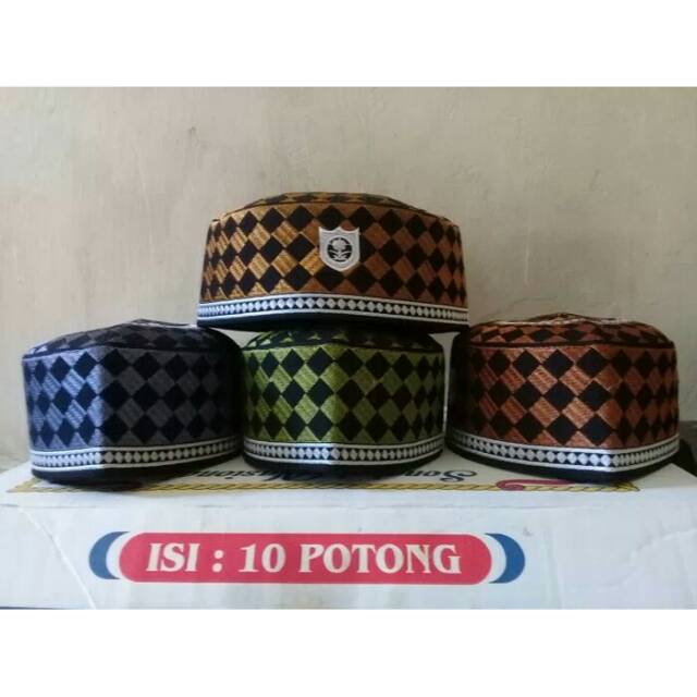 Grosir 10 pcs - Peci Kopiah Malaysia Cina 10 Warna|-MACOM NZ | Basmalah Muslim Store
