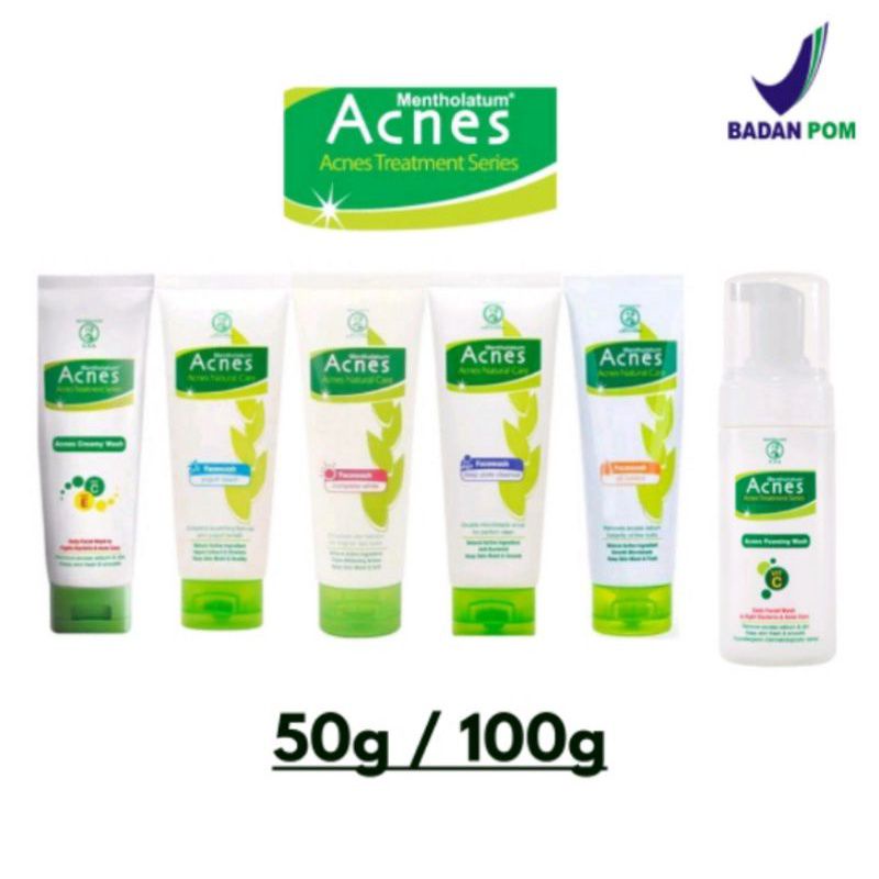 Jual Acnes Facial Wash Series Foaming Wash Creamy Wash Shopee
