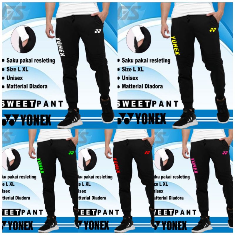celana panjang jogerpants badminton voli Yo Nex pria wanita