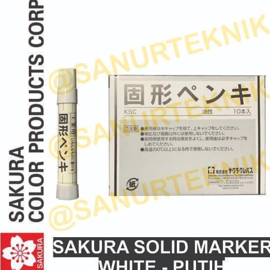 

<<<<<] Solid Steel Marker/ Spidol Penanda Besi Baja Permanen Sakura PUTIH