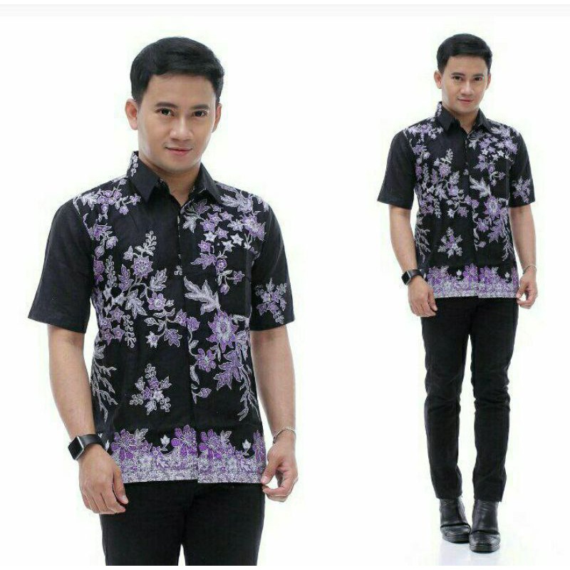 ATASAN BATIK WANITA DAN PRIA SIZE M L XL XXL ll COUPLE BATIK KEKINIAN