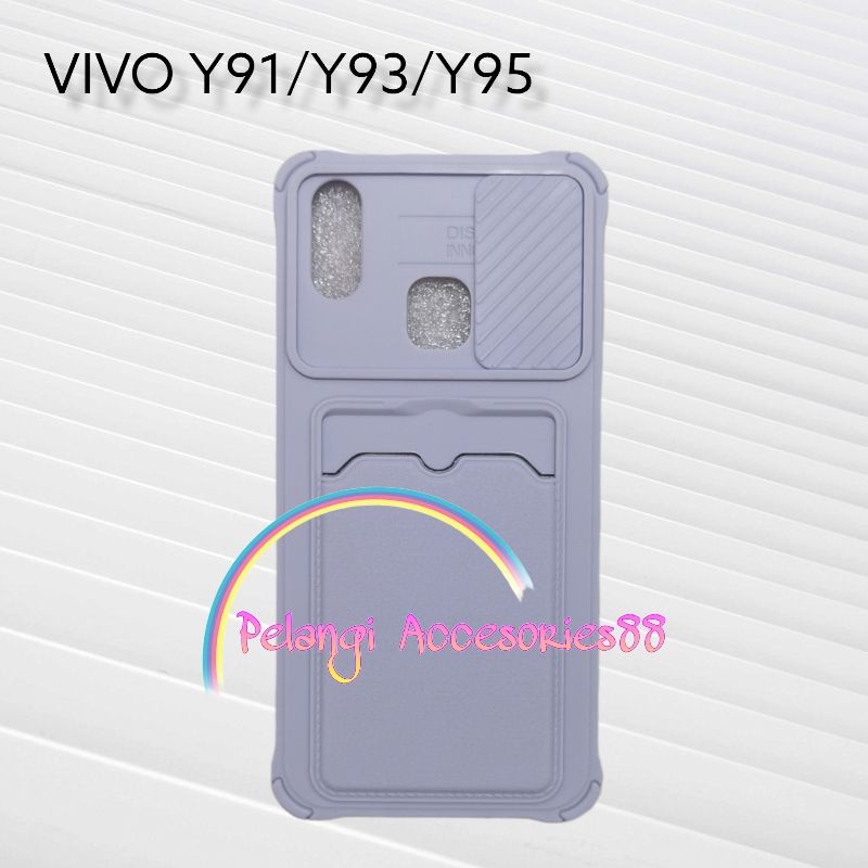 CASE VIVO Y91 / Y93 / Y95 SOFTCASE SLEDING WARNA WARNI