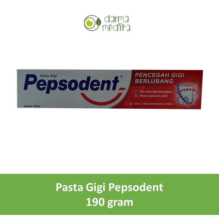 Pepsodent Pasta Gigi Jumbo Netto 190gr 190 gram