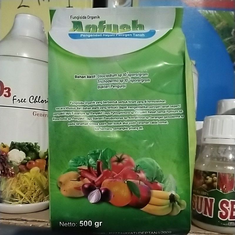 Bio fungisida organik Anfush 500 gram ( pupuk hayati anfus )