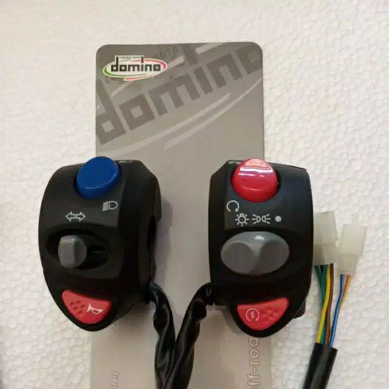 SAKLAR DOMINO SET KIRI KANAN BEAT SCOOPY MIO FINO RX KING VIXION SATRIA FU SONIC DLL UNIVERSAL