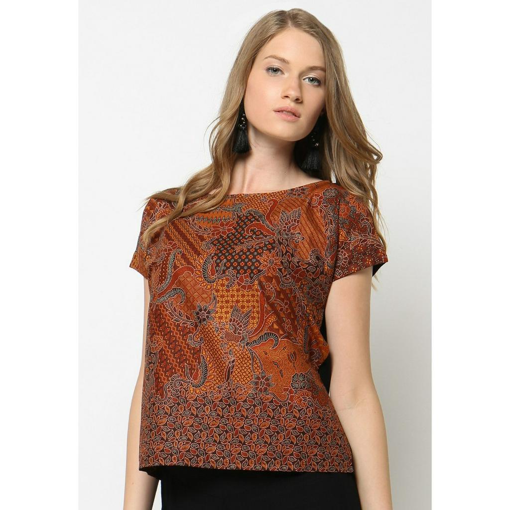 Bhatara Batik Blouse Wanita Crop Tee 2122-1818A-5565-3133A-2347A-3541A-2865B