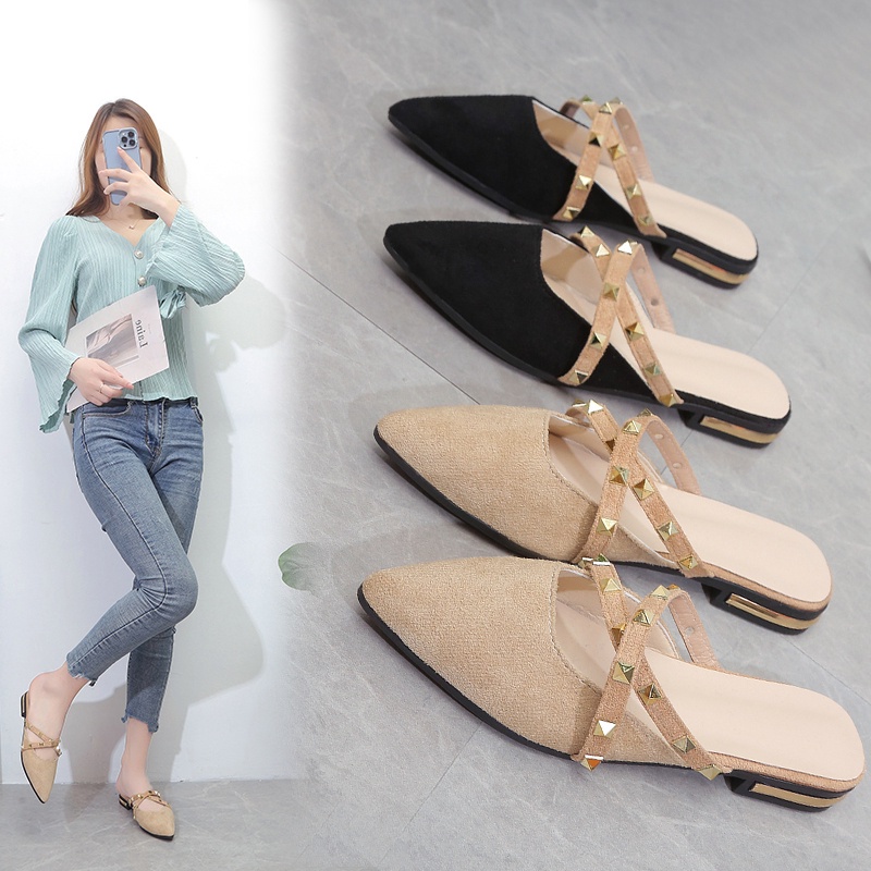 aid 0339, sandal flat wanita import fashion sandal wanita cantik terkiniian terpopurlar ngetrend