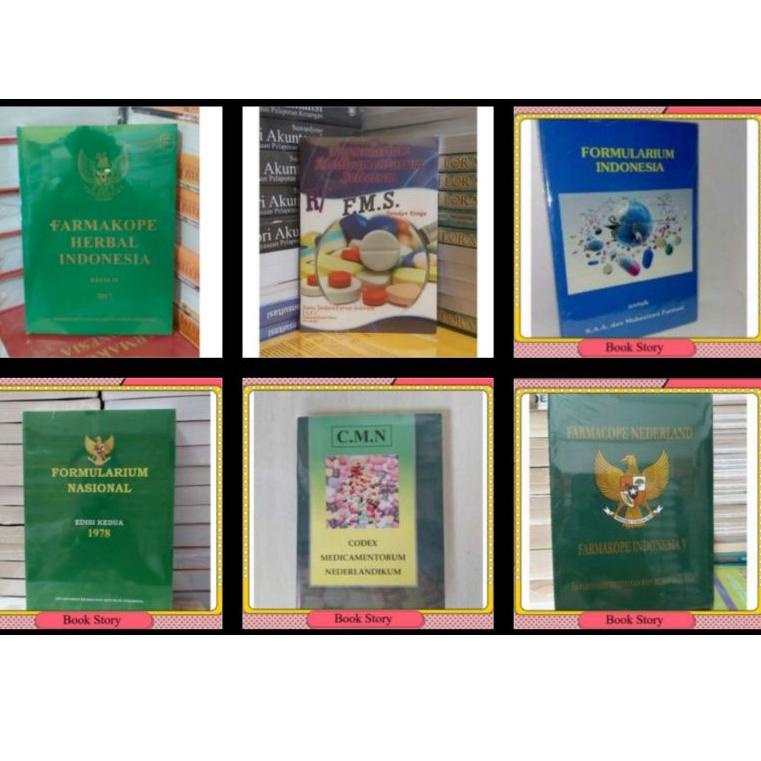 (B2Y4) ⭐️ FORMULARIUM MEDICAMENTORUM SELECTUM FMS + Farmakope herbal + Formularium indonesia + Forna