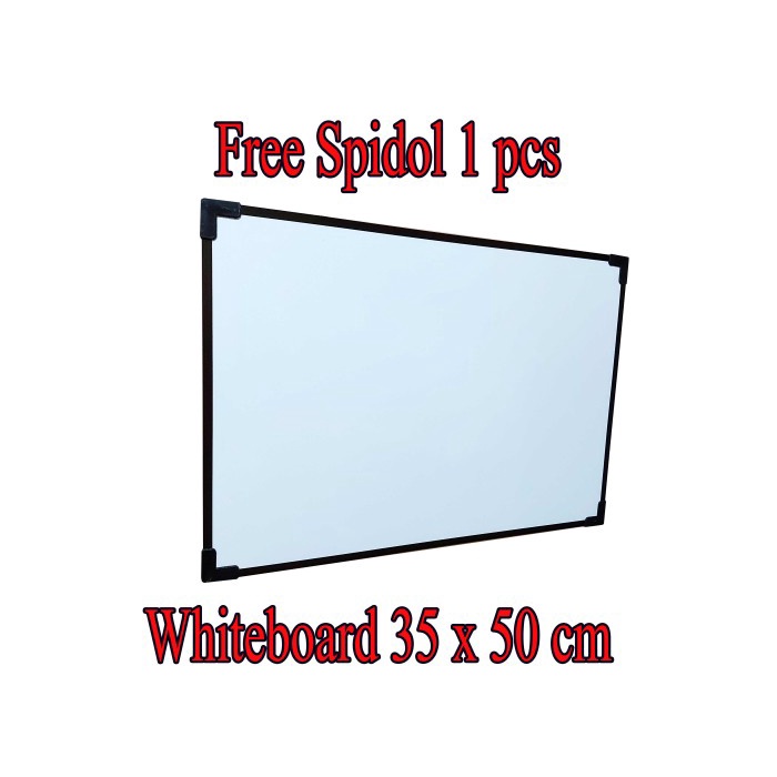 

TULIS-ALAT- PAPAN TULIS 35 X 50 WHITEBOARD -ALAT-TULIS.