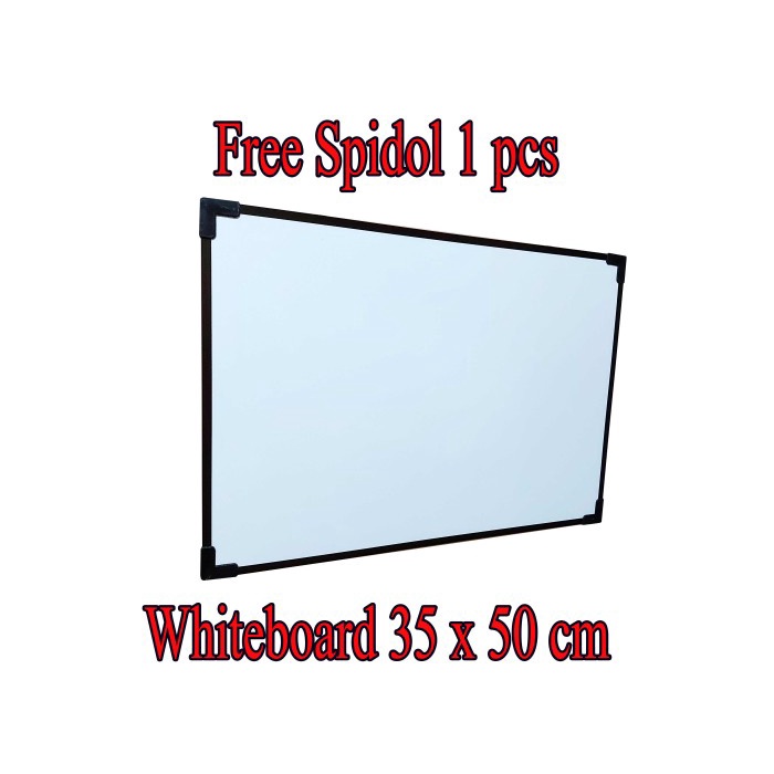 TULIS-ALAT- PAPAN TULIS 35 X 50 WHITEBOARD -ALAT-TULIS.