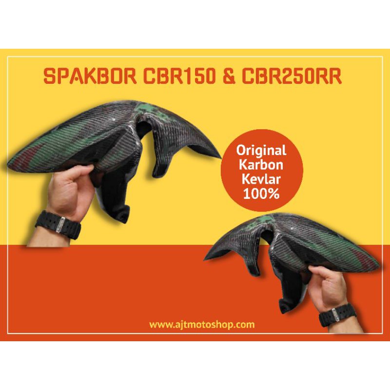 SPAKBOR KARBON DEPAN CBR250RR CBR150 FACELIFT CBR150 LOKAL CBR250 CBU CB150R